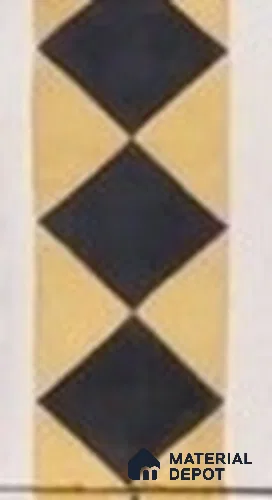 Athangudi Moroccan Floor Tile TL 10873 G Pearl Finish 127 x 254 mm Border Concrete Tile - 18 mm