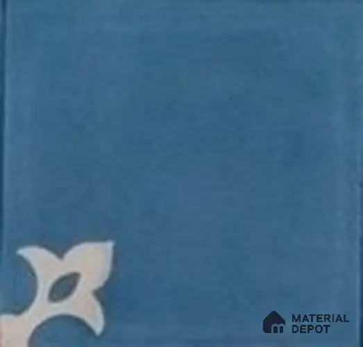 Athangudi Moroccan Floor Tile TL 10878 B Pearl Finish 254 x 254 mm Center Concrete Tile - 18 mm