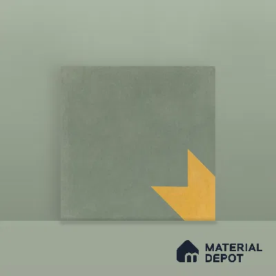 Athangudi Handmade Center Tile TL 10877 Olive Sunburst 10 x 10 inch Concrete Pearl Finish - 18 mm | Suitable for Indoor Flooring in Living Room, Bedroom, Dining Area & Foyer
