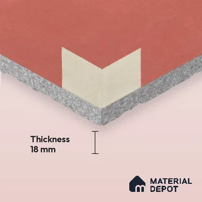 Athangudi Moroccan Floor Tile TL 10877 B Pearl Finish 254 x 254 mm Center Concrete Tile - 18 mm