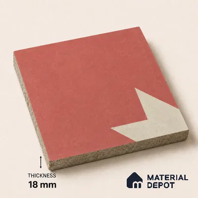 Athangudi Handmade Center Tile TL 10877 B Rose Sunburst 10 x 10 inch Concrete Pearl Finish - 18 mm | Suitable for Indoor Flooring in Living Room, Bedroom, Dining Area & Foyer