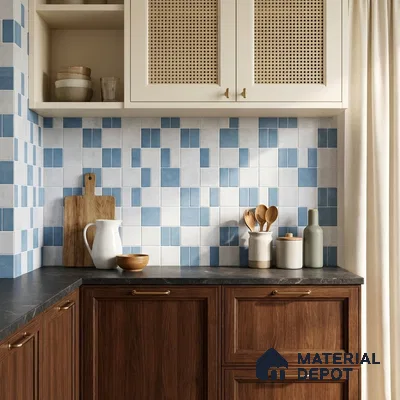 Faux Subway Wall Tile TL 11265 Nordic Mosaic 2 ft x 1 ft Ceramic Granulla Finish Tile - 9 mm | Suitable For Bathroom, Basin Area, Kitchen Backsplash