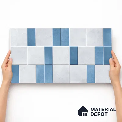 Faux Subway Wall Tile TL 11265 Nordic Mosaic 2 ft x 1 ft Ceramic Granulla Finish Tile - 9 mm | Suitable For Bathroom, Basin Area, Kitchen Backsplash