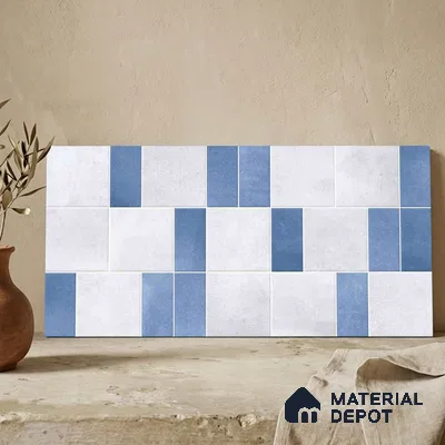 Faux Subway Wall Tile TL 11265 Nordic Mosaic 2 ft x 1 ft Ceramic Granulla Finish Tile - 9 mm | Suitable For Bathroom, Basin Area, Kitchen Backsplash