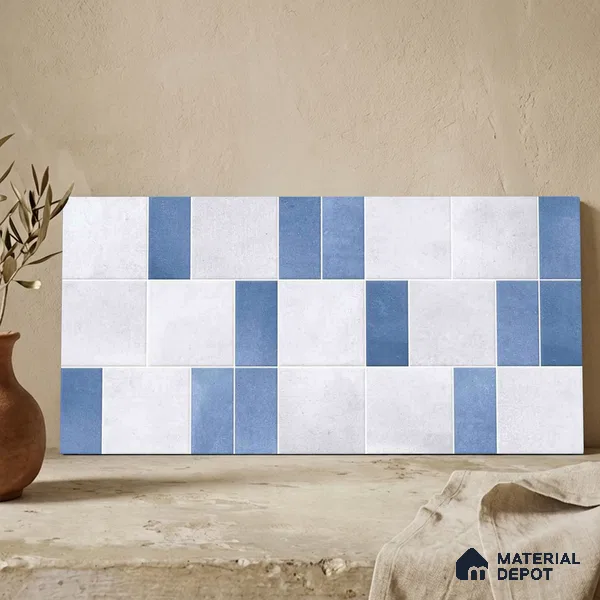 Faux Subway Wall Tile TL 11265 Nordic Mosaic 2 ft x 1 ft Ceramic Granulla Finish Tile - 9 mm | Suitable For Bathroom, Basin Area, Kitchen Backsplash