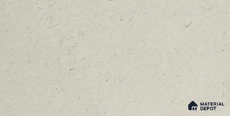 MR 00004 Glacier White 10 ft x 4 ft Wall & Floor Engineered Marbles - 15 mm | Suitable for Office, Reception, Restaurant, Dining, Pooja Room
