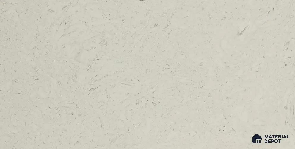 MR 00004 B Glacier White 10 ft x 4 ft Wall & Floor Engineered Marbles - 18 mm | Suitable for Office, Reception, Restaurant, Dining, Pooja Room