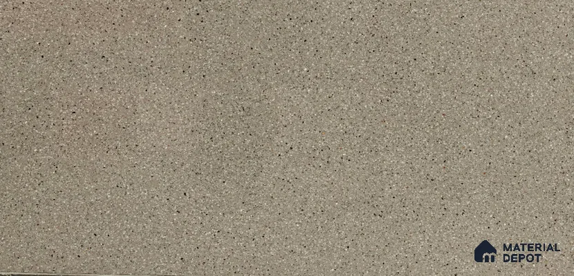 MR 00016 Platinum Gray 10 ft x 4 ft Wall & Floor Terrazzo Slabs - 15 mm | Suitable for Office, Reception, Restaurant, Dining, Pooja Room (Sample)