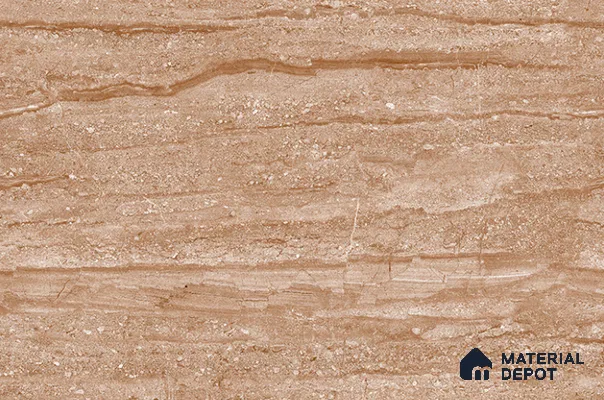 TL 08291 C Brown Dark 1.5 ft x 1 ft Glossy Finish Ceramic Wall Tile - 7.5 mm