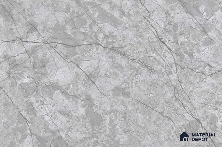 TL 08293 C Grey Dark 1.5 ft x 1 ft Glossy Finish Ceramic Wall Tile - 7.5 mm