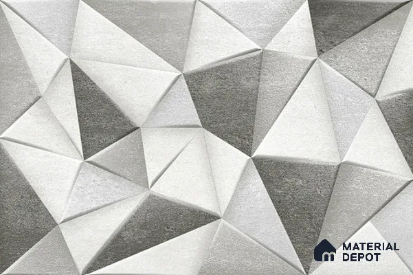 TL 08294 B Multi Colour Highlighter 1.5 ft x 1 ft Glossy Finish Ceramic Wall Tile - 7.5 mm