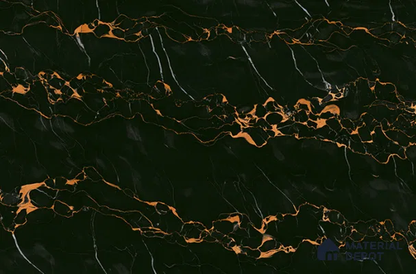 TL 08295 C Black Dark 1.5 ft x 1 ft Glossy Finish Ceramic Wall Tile - 7.5 mm
