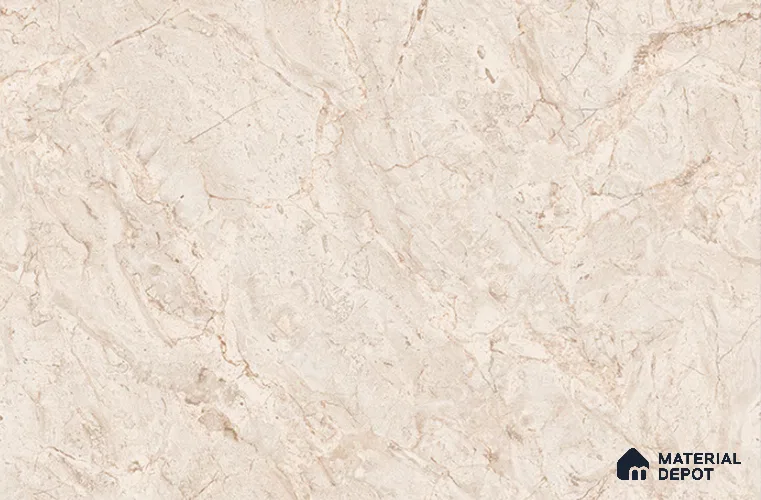 TL 08297 Beige Light 1.5 ft x 1 ft Glossy Finish Ceramic Wall Tile - 7.5 mm
