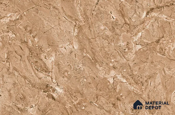 TL 08297 C Brown Dark 1.5 ft x 1 ft Glossy Finish Ceramic Wall Tile - 7.5 mm