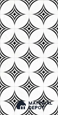 Highlighter Floor & Wall Tile TL 11424 D Thasos White 05 4 ft x 2 ft Vitrified Glossy Finish Tile - 9 mm