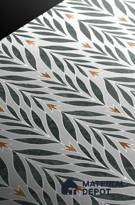 Highlighter Floor & Wall Tile TL 11424 C Thasos White 04 4 ft x 2 ft Vitrified Glossy Finish Tile - 9 mm