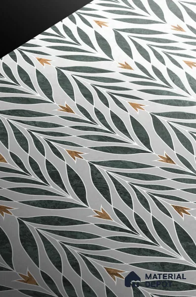 Highlighter Floor & Wall Tile TL 11424 C Thasos White 04 4 ft x 2 ft Vitrified Glossy Finish Tile - 9 mm