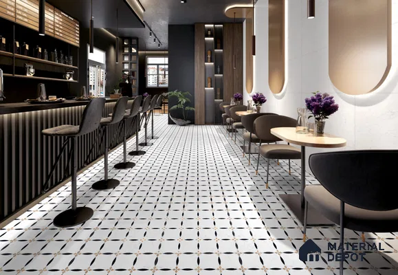 Highlighter Floor & Wall Tile TL 11421 B Glacier White 01 4 ft x 2 ft Vitrified Glossy Finish Tile - 9 mm