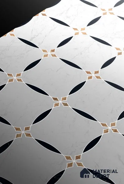 Highlighter Floor & Wall Tile TL 11421 B Glacier White 01 4 ft x 2 ft Vitrified Glossy Finish Tile - 9 mm