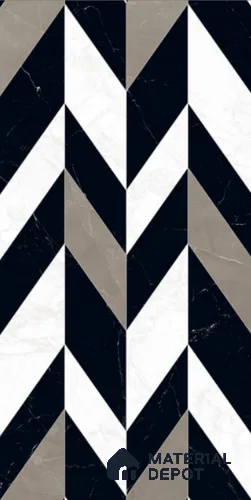 Highlighter Floor & Wall Tile TL 11422 D Makarana White 03 4 ft x 2 ft Vitrified Glossy Finish Tile - 9 mm