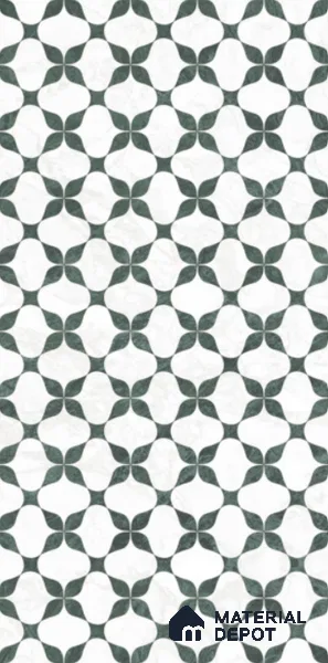 Highlighter Floor & Wall Tile TL 11422 C Makarana White 02 4 ft x 2 ft Vitrified Glossy Finish Tile - 9 mm