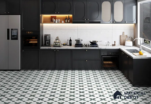 Highlighter Floor & Wall Tile TL 11422 C Makarana White 02 4 ft x 2 ft Vitrified Glossy Finish Tile - 9 mm
