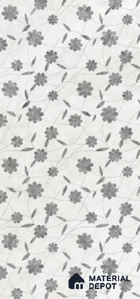 Floral Look Wall Tile TL 10931 Flowerique 4 ft x 2 ft Glossy Finish Vitrified Tile - 9 mm | Suitable for Bathroom, Accent/Feature Wall, Dining Area