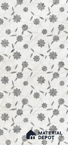 Floral Look Wall Tile TL 10931 Flowerique 4 ft x 2 ft Glossy Finish Vitrified Tile - 9 mm | Suitable for Bathroom, Accent/Feature Wall, Dining Area