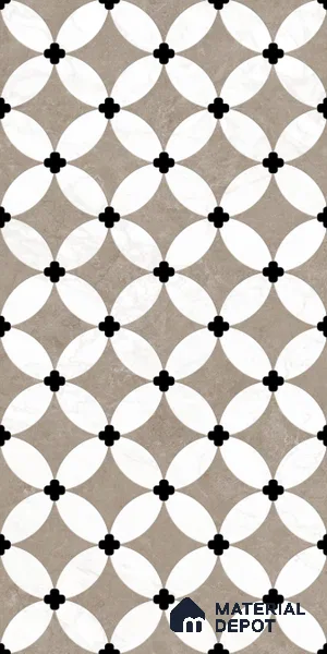 Highlighter Floor & Wall Tile TL 11423 C Teaser Natural 02 4 ft x 2 ft Vitrified Glossy Finish Tile - 9 mm