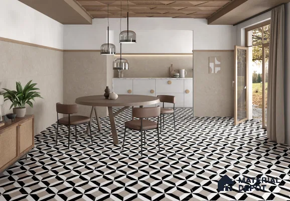 Highlighter Floor & Wall Tile TL 11423 B Teaser Natural 01 4 ft x 2 ft Vitrified Glossy Finish Tile - 9 mm