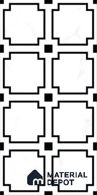 Highlighter Floor & Wall Tile TL 11426 D Wonder White 03 4 ft x 2 ft Vitrified Glossy Finish Tile - 9 mm