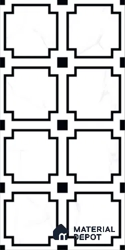 Highlighter Floor & Wall Tile TL 11426 D Wonder White 03 4 ft x 2 ft Vitrified Glossy Finish Tile - 9 mm