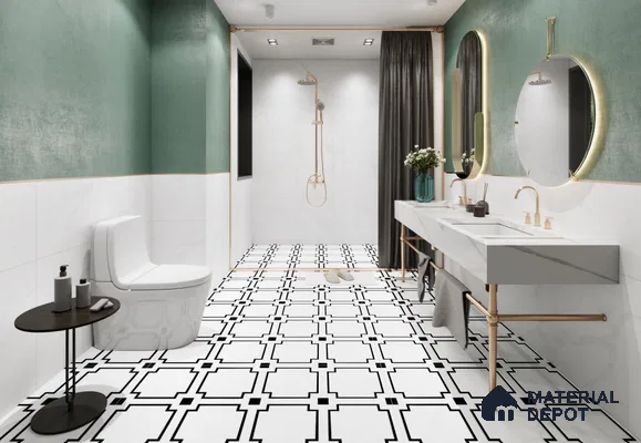 Highlighter Floor & Wall Tile TL 11426 D Wonder White 03 4 ft x 2 ft Vitrified Glossy Finish Tile - 9 mm