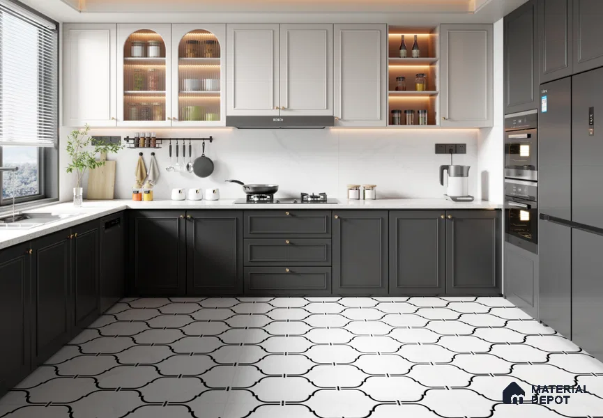 Highlighter Floor & Wall Tile TL 11426 E Wonder White 04 4 ft x 2 ft Vitrified Glossy Finish Tile - 9 mm