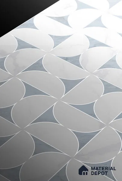 Highlighter Floor & Wall Tile TL 11426 F Wonder White 05 4 ft x 2 ft Vitrified Glossy Finish Tile - 9 mm