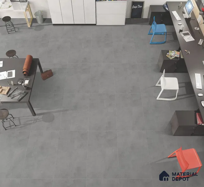 Stone Floor & Wall Tile TL 10846 B English Grey 4 ft x 2 ft Matte Finish Vitrified Tile - 9 mm | 3 Random Designs | Suitable for Living Room, Bedroom & Kitchen