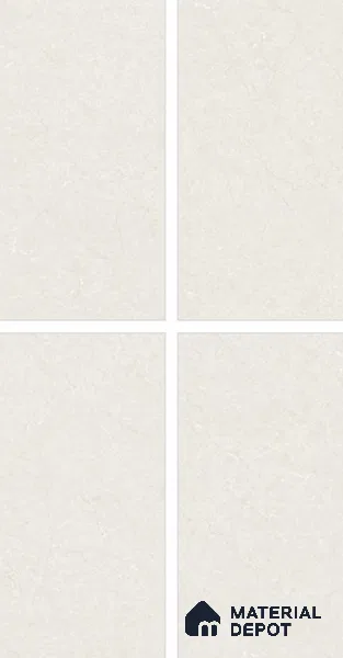 Endless Marble Floor & Wall Tile TL 10848 B Husk Ivory 4 ft x 2 ft Punch Carving Matte Finish Vitrified Tile - 9 mm | 4 Random Designs | Suitable for Living Room, Bedroom & Kitchen