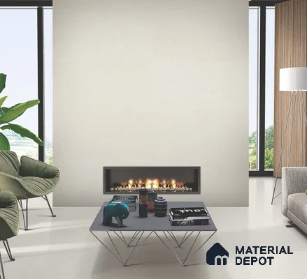 Endless Marble Floor & Wall Tile TL 10848 B Husk Ivory 4 ft x 2 ft Punch Carving Matte Finish Vitrified Tile - 9 mm | 4 Random Designs | Suitable for Living Room, Bedroom & Kitchen