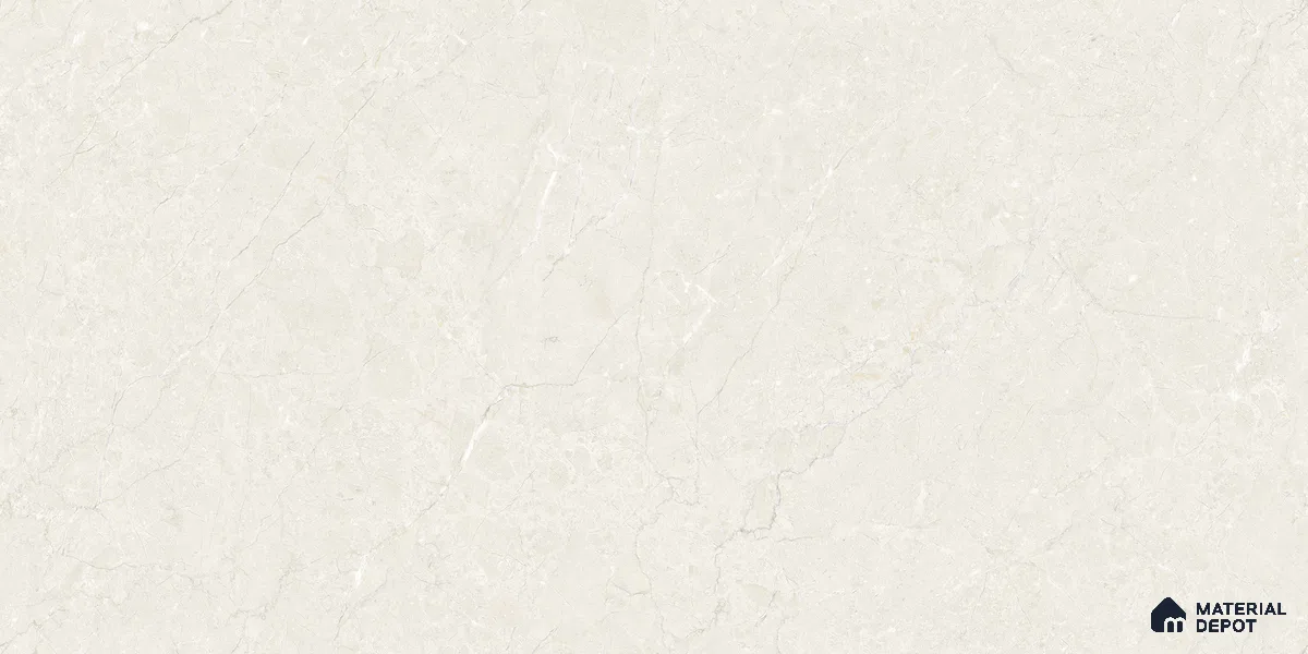 Endless Marble Floor & Wall Tile TL 10848 B Husk Ivory 4 ft x 2 ft Punch Carving Matte Finish Vitrified Tile - 9 mm | 4 Random Designs | Suitable for Living Room, Bedroom & Kitchen