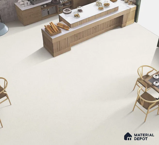 Endless Marble Floor & Wall Tile TL 10848 D Husk Ivory 4 ft x 2 ft Carving Matte Finish Vitrified Tile - 9 mm | 4 Random Designs | Suitable for Living Room, Bedroom & Kitchen