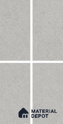 Endless Marble Floor & Wall Tile TL 10848 Husk Grey 4 ft x 2 ft Punch Carving Matte Finish Vitrified Tile - 9 mm | 4 Random Designs | Suitable for Living Room, Bedroom & Kitchen