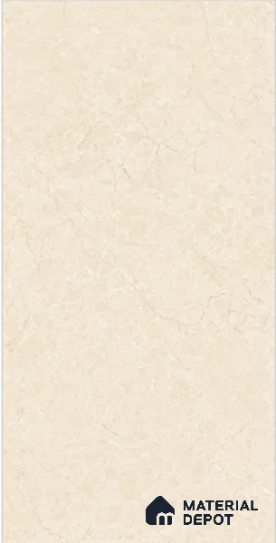Endless Marble Floor & Wall Tile TL 10848 G Husk Beige 4 ft x 2 ft Glossy Finish Vitrified Tile - 9 mm | 4 Random Designs | Suitable for Living Room, Bedroom & Kitchen