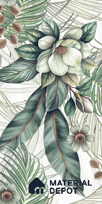 Tropical Wall Tile TL 12294 Lithics Decore 4 ft x 2 ft Pearl Carving Finish Vitrified Tile - 9 mm | 2 Random Designs | Suitable for Bathroom, Accent/Feature Wall, Foyer