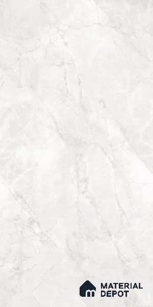 Marble Floor & Wall Tile TL 11985 Noir Bianco Infinity 4 ft x 2 ft Glossy Finish Vitrified Tile - 9 mm 