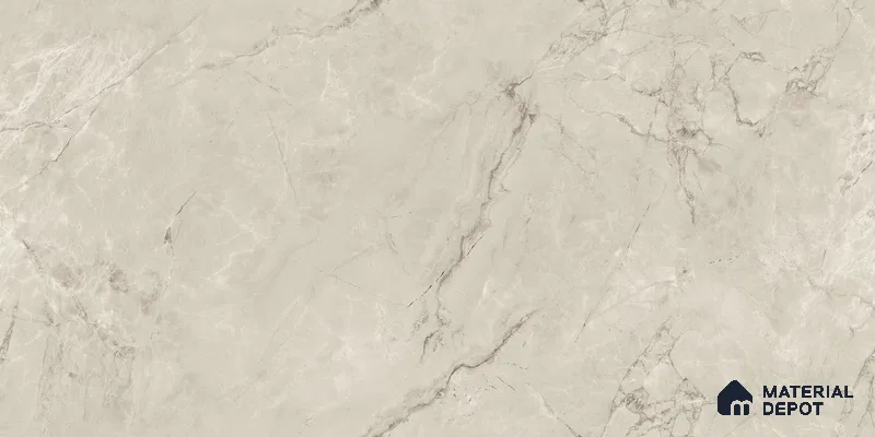 Endless Marble Floor & Wall Tile TL 10853 D Albino Bianco 4 ft x 2 ft Glossy Finish Vitrified Tile - 9 mm | 5 Random Designs | Suitable for Living Room, Bedroom & Kitchen
