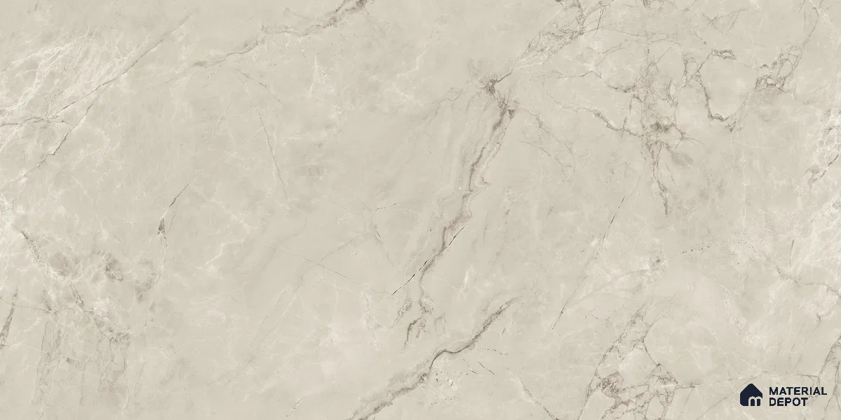 Endless Marble Floor & Wall Tile TL 10853 D Albino Bianco 4 ft x 2 ft Glossy Finish Vitrified Tile - 9 mm | 5 Random Designs | Suitable for Living Room, Bedroom & Kitchen