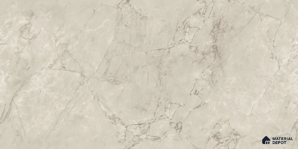 Endless Marble Floor & Wall Tile TL 10853 D Albino Bianco 4 ft x 2 ft Glossy Finish Vitrified Tile - 9 mm | 5 Random Designs | Suitable for Living Room, Bedroom & Kitchen