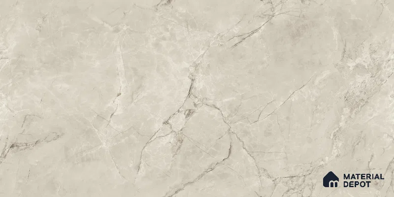 Endless Marble Floor & Wall Tile TL 10853 D Albino Bianco 4 ft x 2 ft Glossy Finish Vitrified Tile - 9 mm | 5 Random Designs | Suitable for Living Room, Bedroom & Kitchen