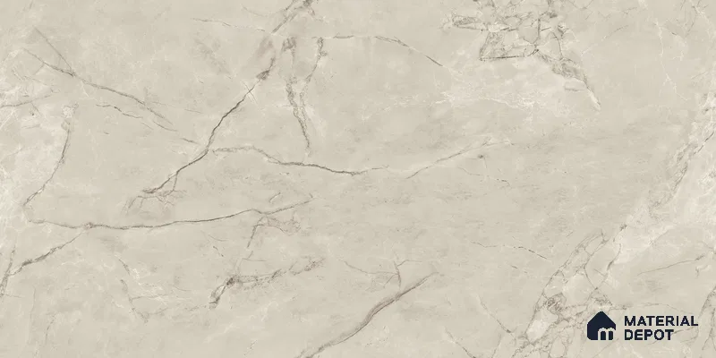 Endless Marble Floor & Wall Tile TL 10853 D Albino Bianco 4 ft x 2 ft Glossy Finish Vitrified Tile - 9 mm | 5 Random Designs | Suitable for Living Room, Bedroom & Kitchen