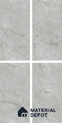 Endless Marble Floor & Wall Tile TL 10853 C Albino Grey 4 ft x 2 ft Carving Matte Finish Vitrified Tile - 9 mm | 5 Random Designs | Suitable for Living Room, Bedroom & Kitchen